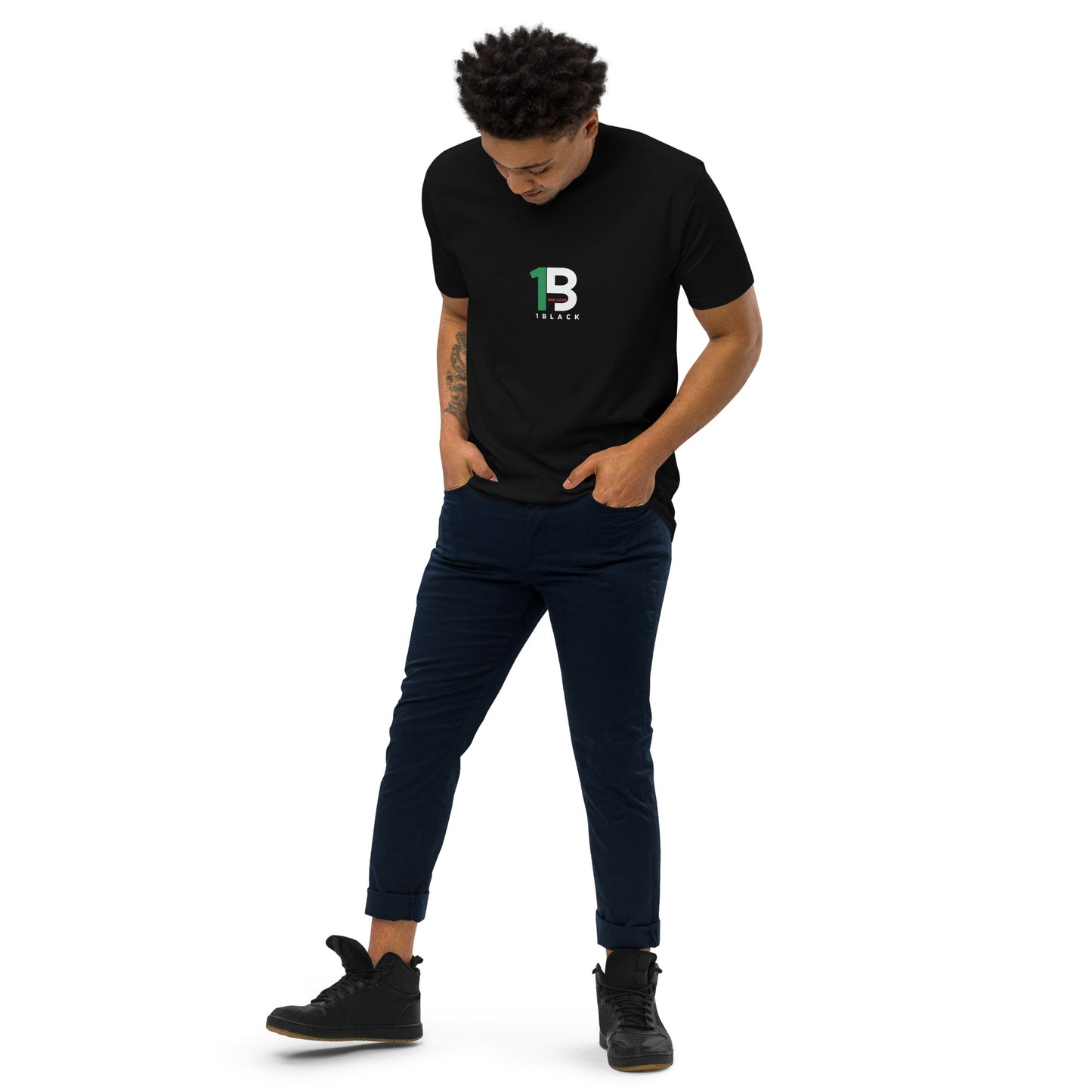 1Black Men’s heavyweight tee